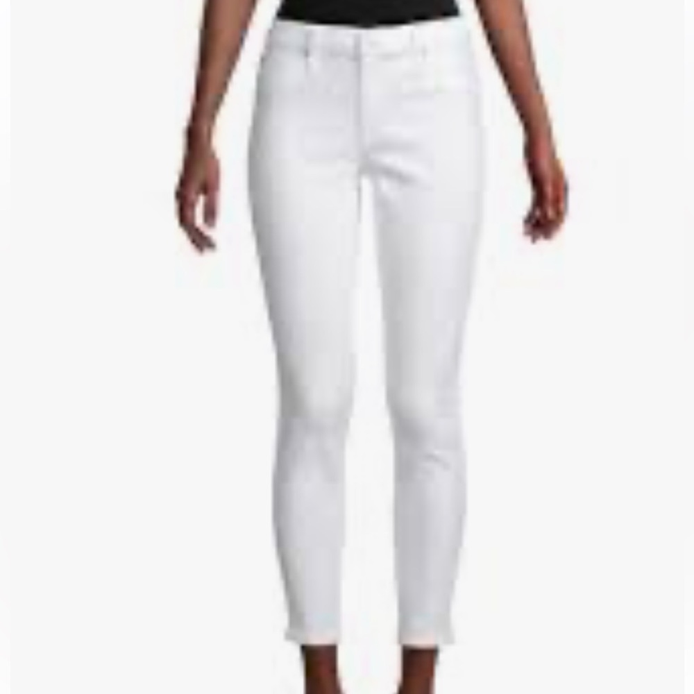 Hudson Natalie White Skinny Jeans